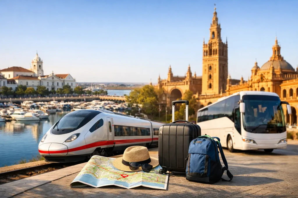 How to Get from Faro to Seville